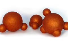 Molecules, 2010, floor objects, 60 x 60 cm