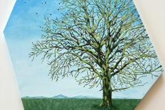 Stammbaum, 2019, acrylic on canvas, 70 x 75 cm
