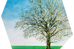 Stammbaum, 2019, acrylic on canvas, 70 x 75 cm