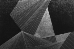 Rig 4, 2014, acrylic and graphite on board, 20 x 30 cm