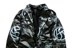 Power Suit, 2012, sewn garbage bags 100 x 200 cm